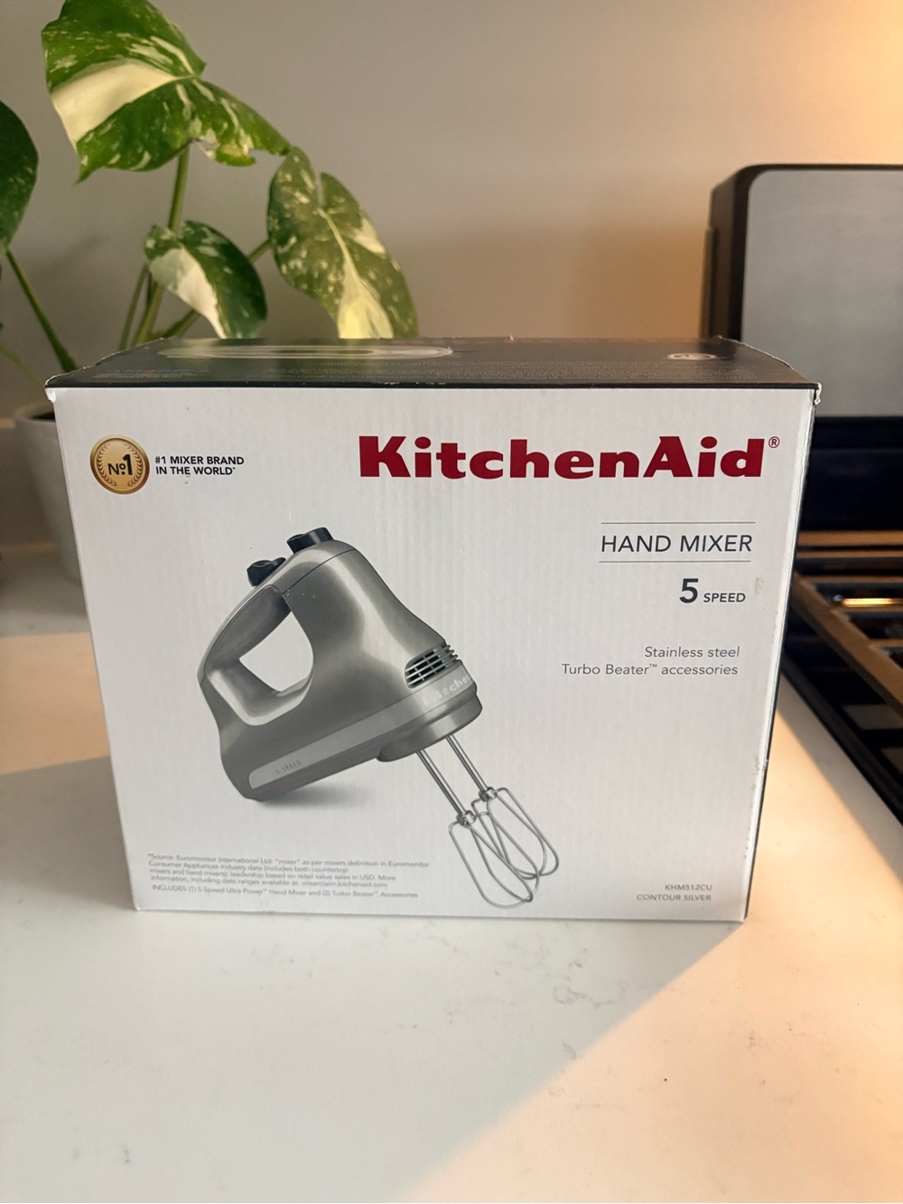 Stainless edition KitchenAid Hand Mixer. New in box. - Picture 2 of 6